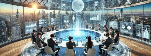 using VR projections in conference room